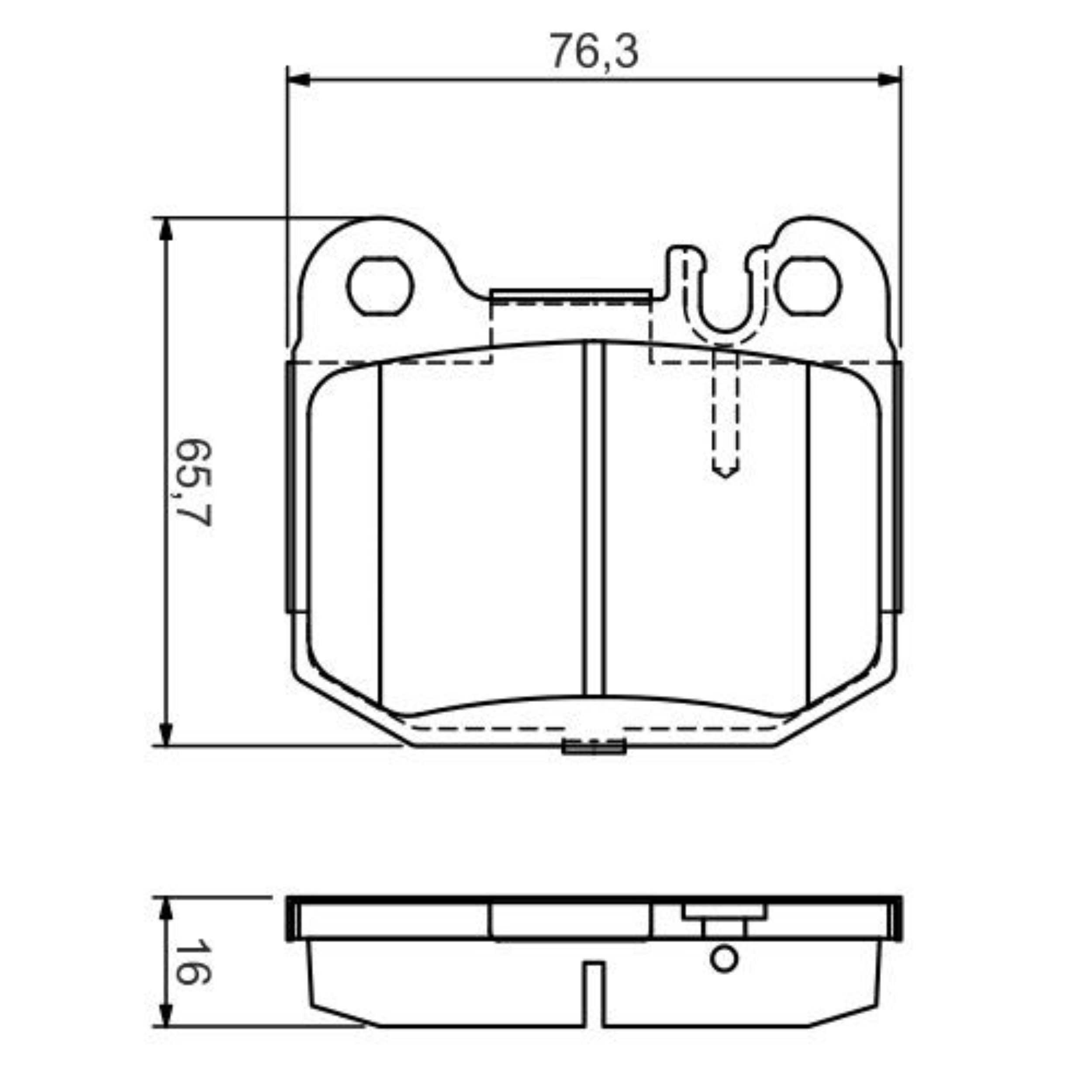 High Performance Factory Auto Parts Brake Pads (Pastillas De Freno) OEM Disc D874/wva 23157 Is Rear Axle Brake for MERCEDES-BENZ